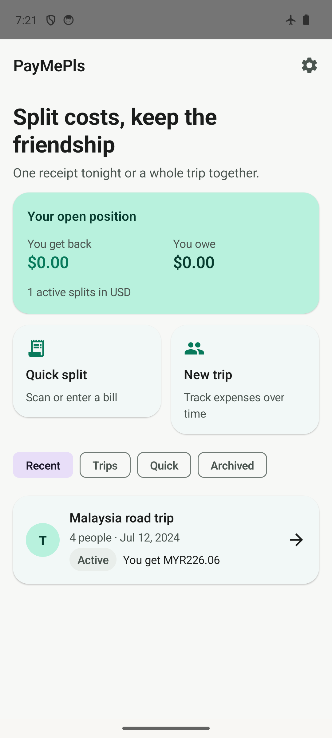 PayMePls project preview